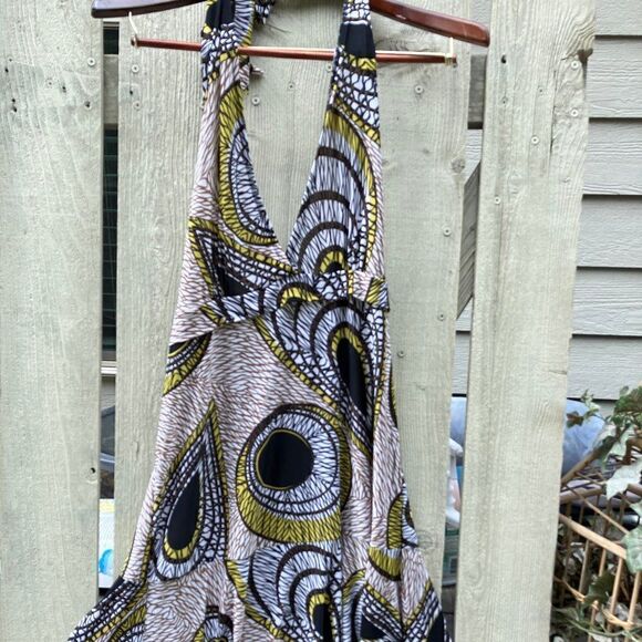 Gold Flava Halter Dress  - Picture 1 of 7
